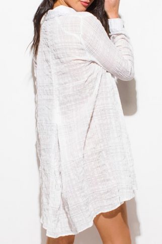 white-cotton-gauze-grid-print-long-sleeve-button-up-boho-beach-cover-up-tunic-top-mi (10)
